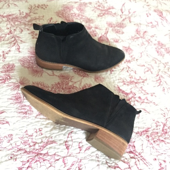 Nordstrom BP Ankle Boots Black leather Size 7 - Picture 4 of 6